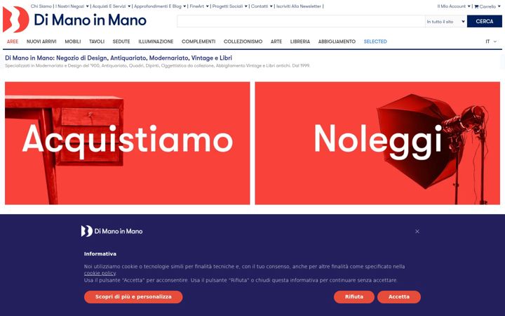 Screenshot of dimanoinmano.de