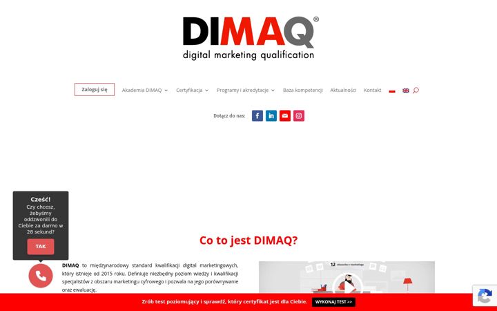 Snimka zaslona za dimaq.pl