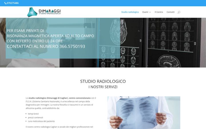 Screenshot of dimaraggisrl.com