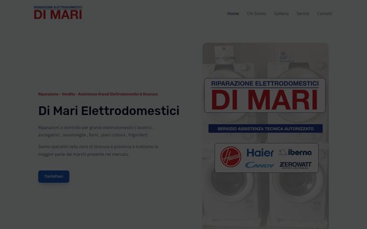 Screenshot of dimarielettrodomestici.it