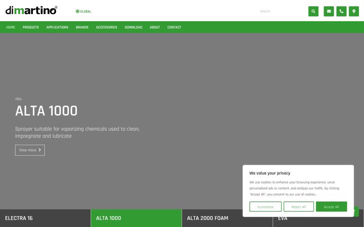Screenshot of dimartino.it
