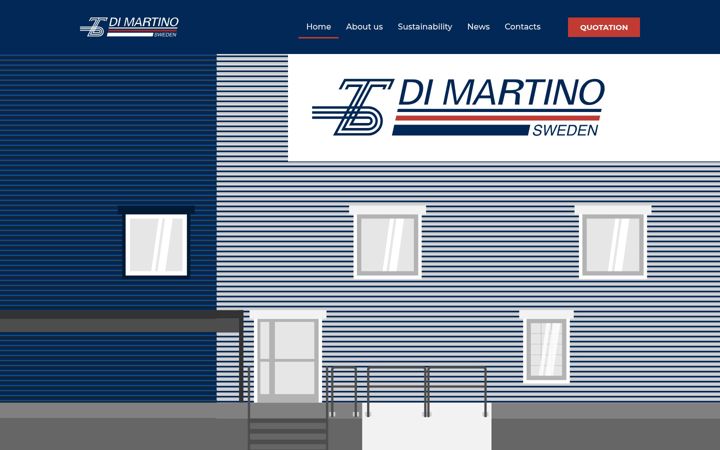 Skærmbillede af dimartino.se