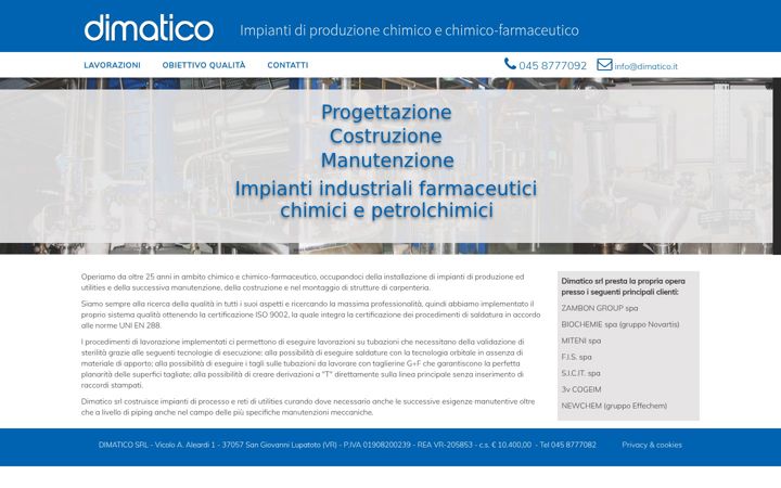 Screenshot of dimatico.it