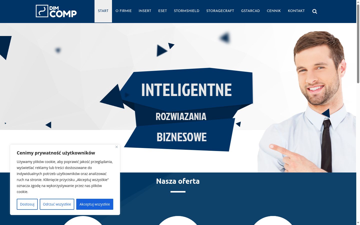 Snímka obrazovky banera súhlasu zobrazeného pred akoukoľvek interakciou