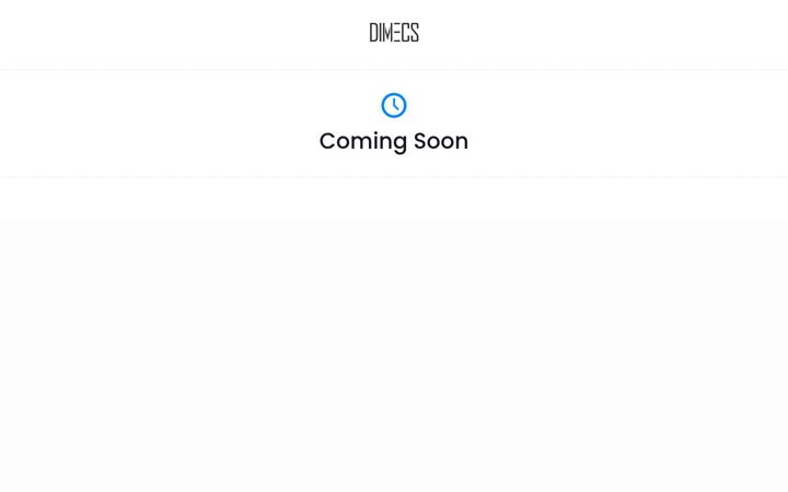 Screenshot von dimecs.de