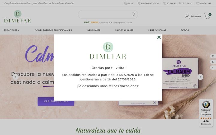 Screenshot of dimefar.com