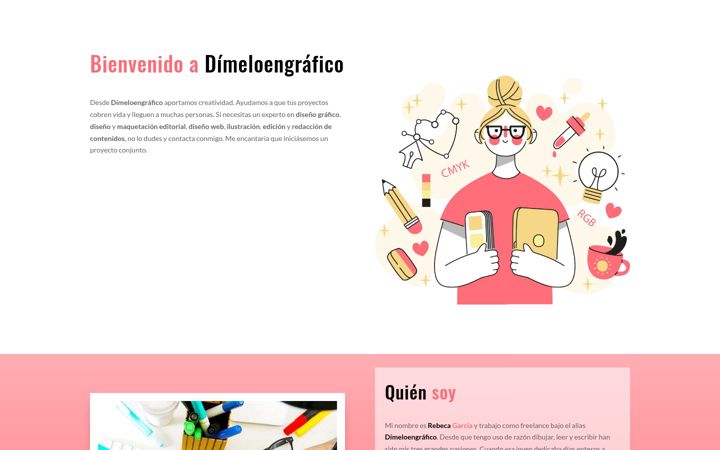 Ekraanipilt saidist dimeloengrafico.es