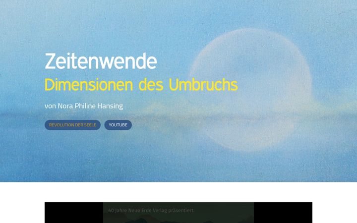 Екранна снимка на dimension-zeitenwende.de