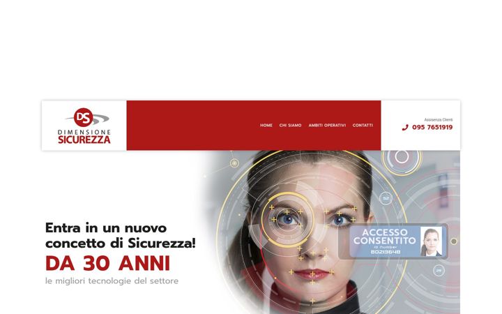 Skærmbillede af dimensione-sicurezza.it