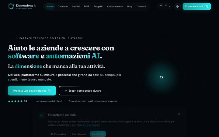 Screenshot von dimensione4.it