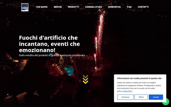 Screenshot von dimensionebotti.it
