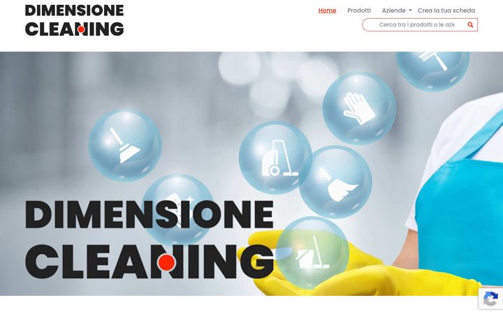 Screenshot of dimensionecleaning.com
