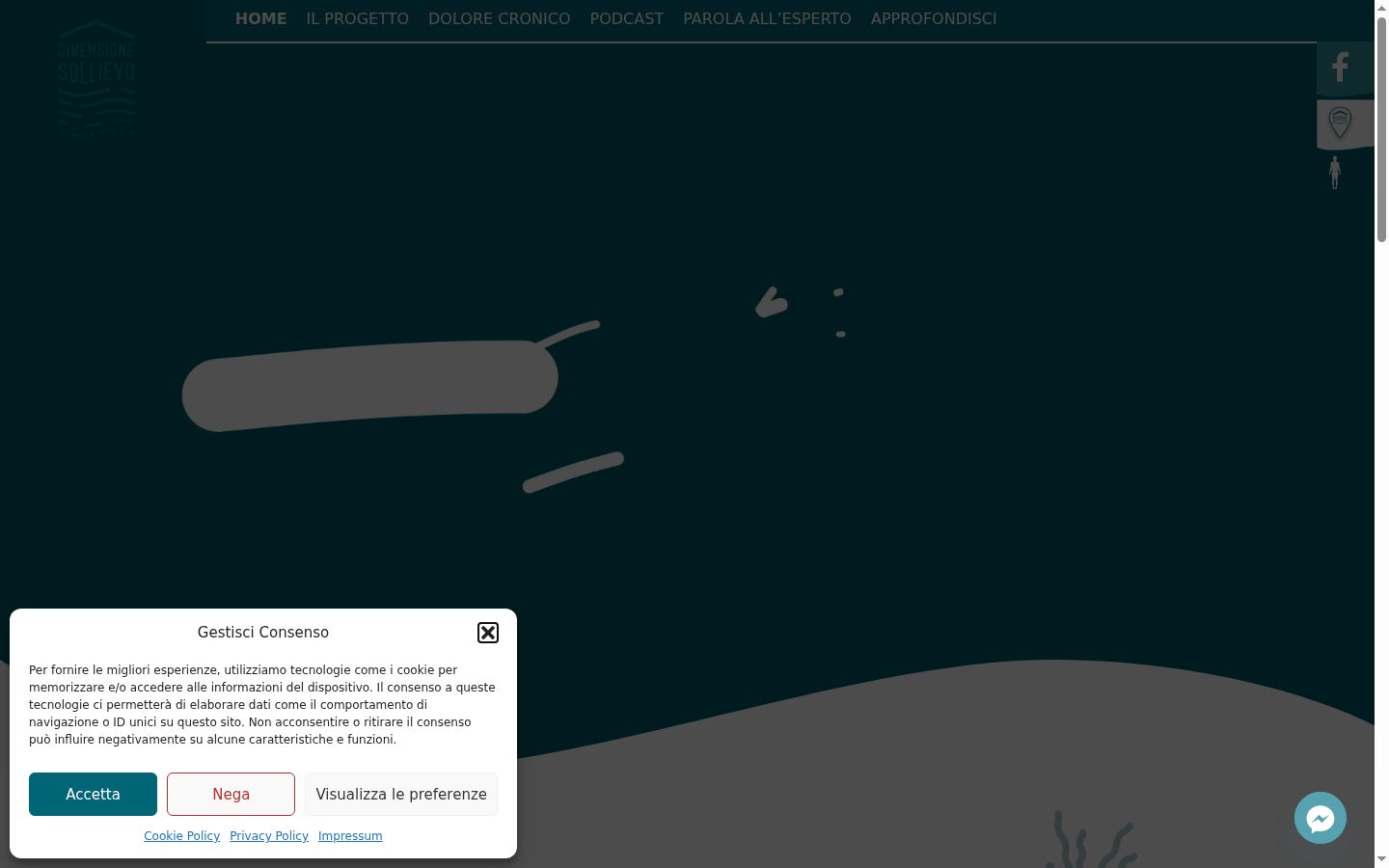 Screenshot des Einwilligungsbanners vor jeglicher Interaktion