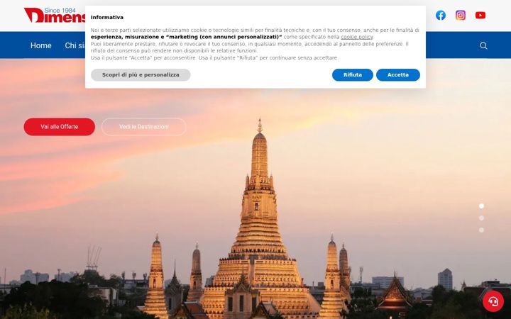 Screenshot von dimensioneturismo.it