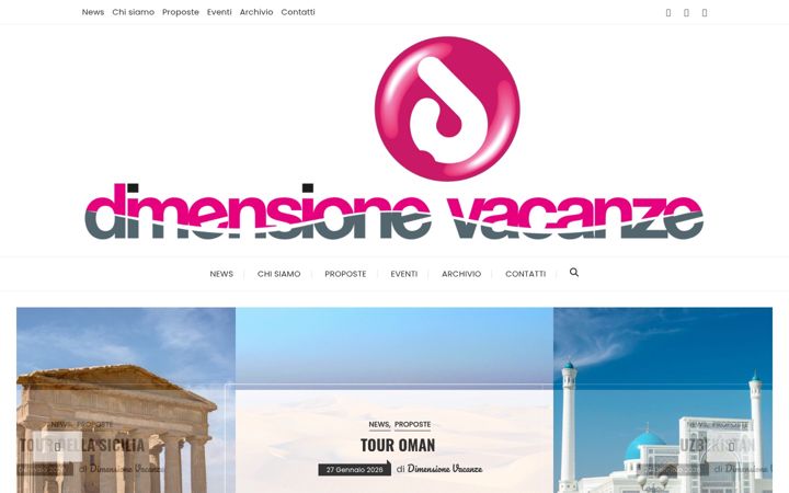 Screenshot of dimensionevacanze.it