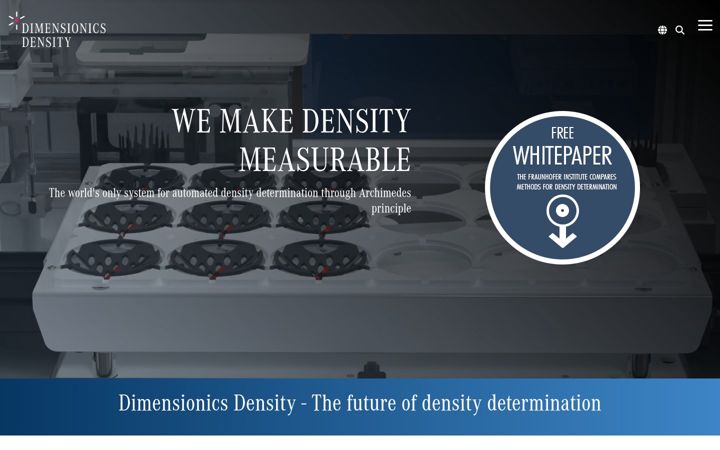 Screenshot of dimensionics-density.com