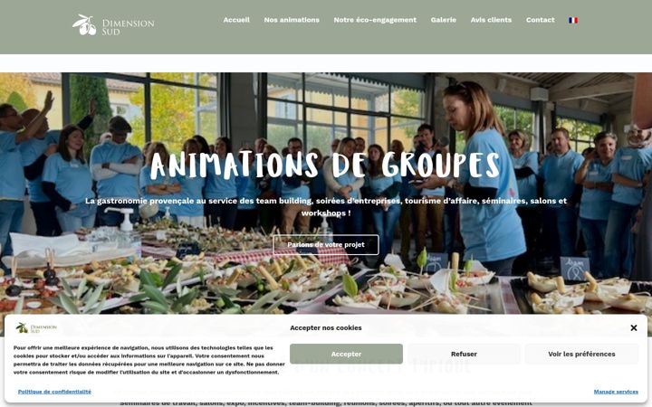 Screenshot of dimensionsud.com