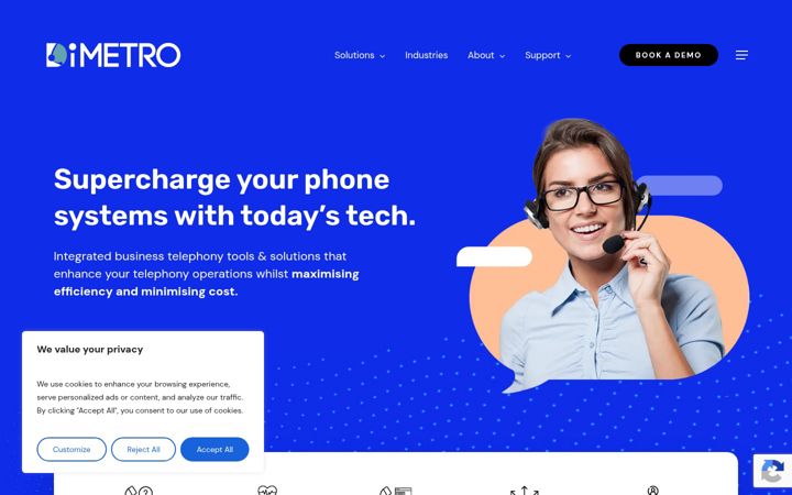 Screenshot of dimetro.com