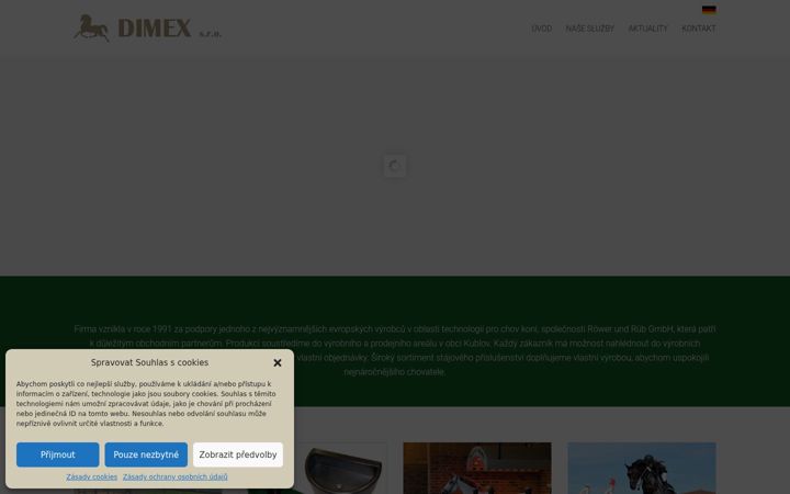 Screenshot ta' dimex-kublov.cz