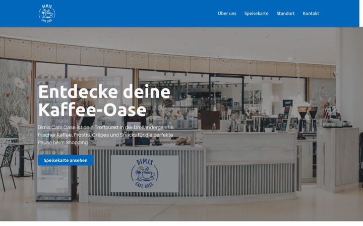 Screenshot of dimiscafeoase.de