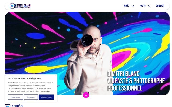 Ekrānuzņēmums no dimitri-blanc.fr
