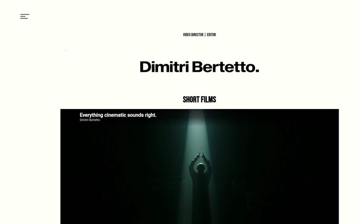 Screenshot of dimitribertetto.com