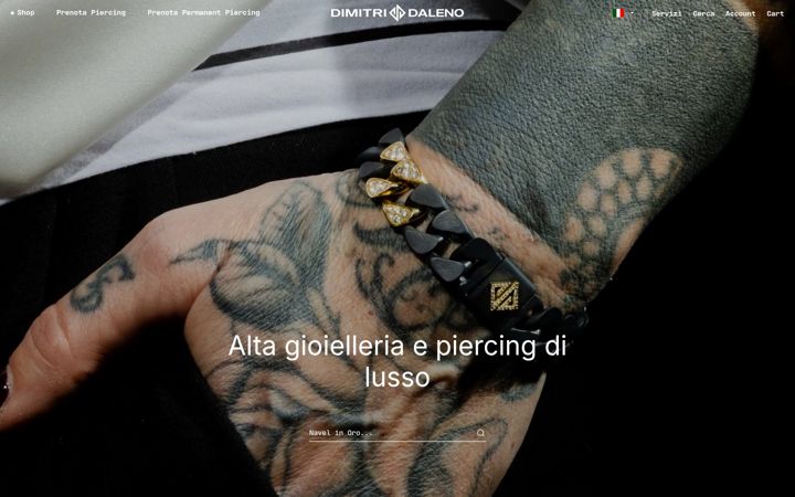 Screenshot von dimitridaleno.com
