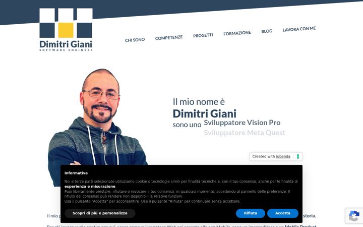 Screenshot von dimitrigiani.it