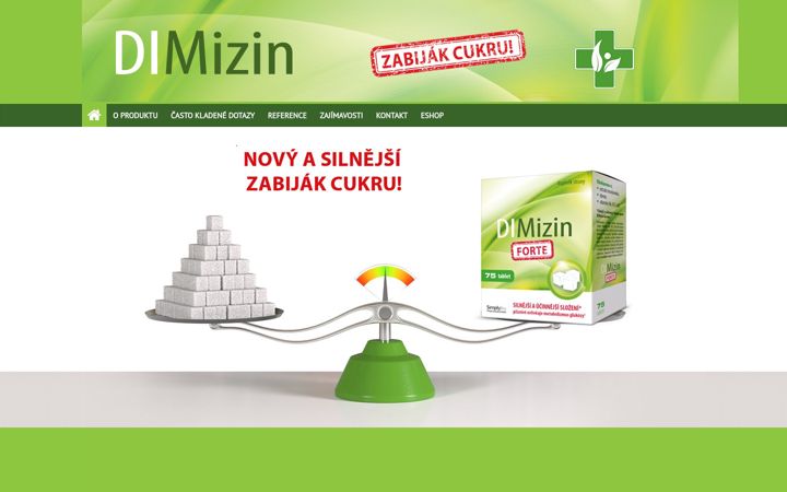 Screenshot ta' dimizin.cz