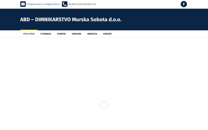 Screenshot ta' dimnikar.si