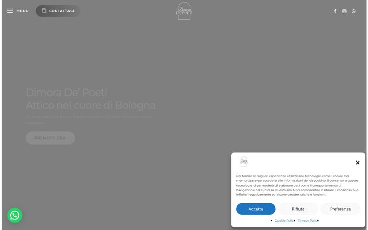 Screenshot of dimoradepoeti.com