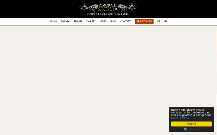 Screenshot ta' dimoradisicilia.it