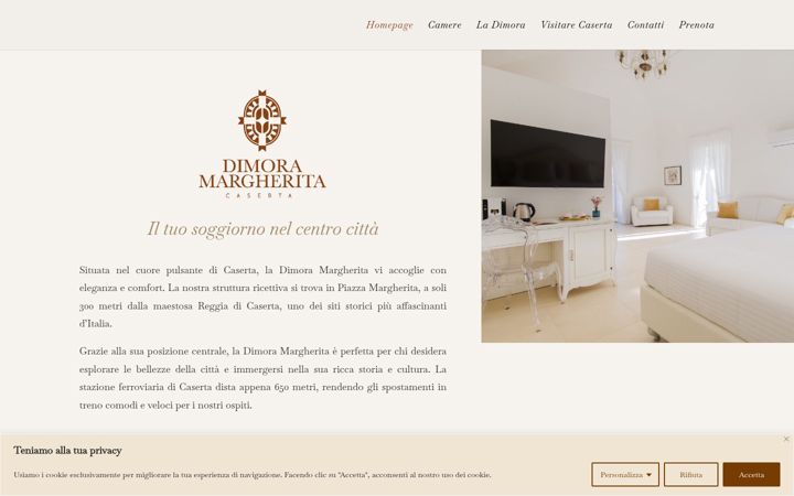 Screenshot of dimoramargherita.com