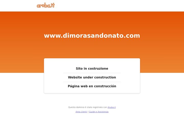 Screenshot of dimorasandonato.com