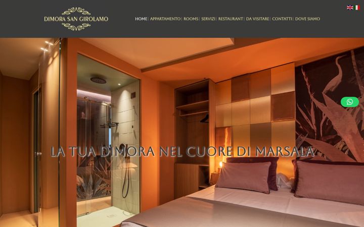 Screenshot of dimorasangirolamo.com
