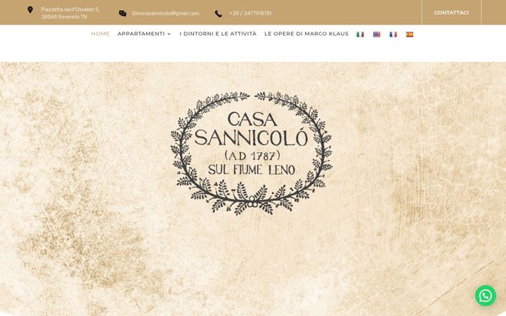 Screenshot von dimorasannicolo.it