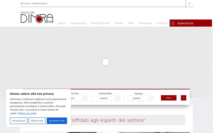 Screenshot von dimorasas.it