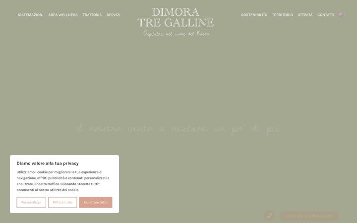 Screenshot of dimoratregalline.com