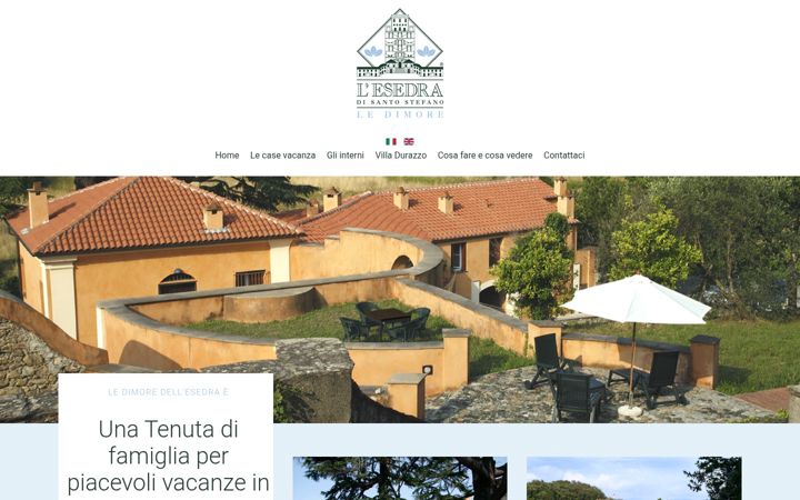 Screenshot von dimoredellesedra.it