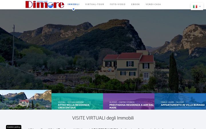 Screenshot of dimoredimare.it