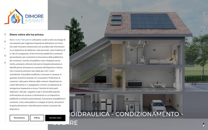 Screenshot of dimoreimpianti.it