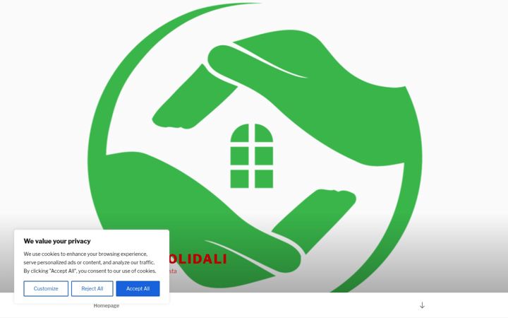 Screenshot of dimoresolidali.it