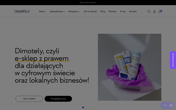 Screenshot stránky dimotely.pl