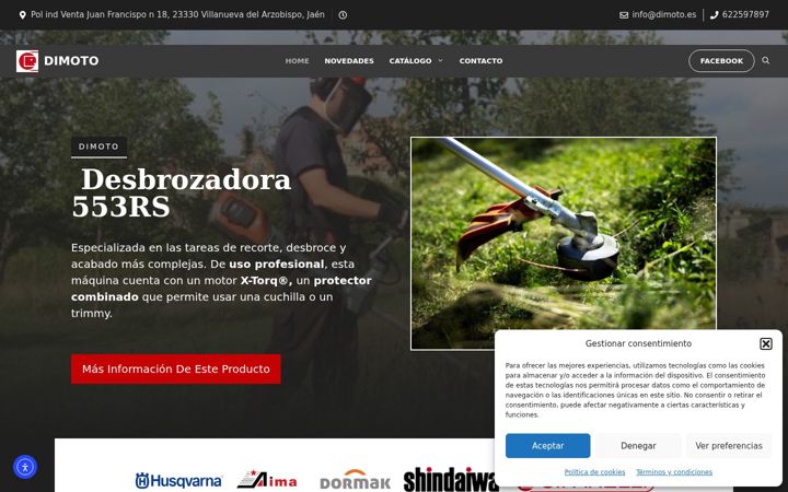 Ekraanipilt saidist dimoto.es