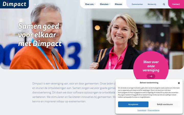 Zrzut ekranu dimpact.nl