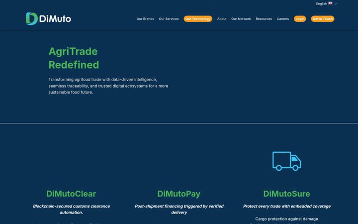 Screenshot di dimuto.io