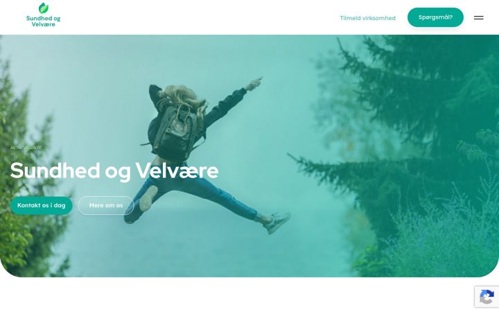 Screenshot stránky din-sundhed-velvaere.dk