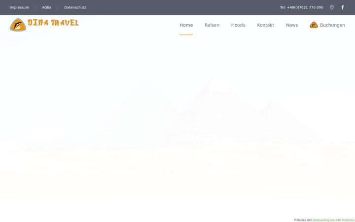 Screenshot of dina-travel.com