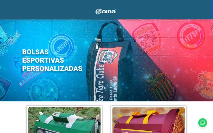 Captura de pantalla de dinaesportes.com.br