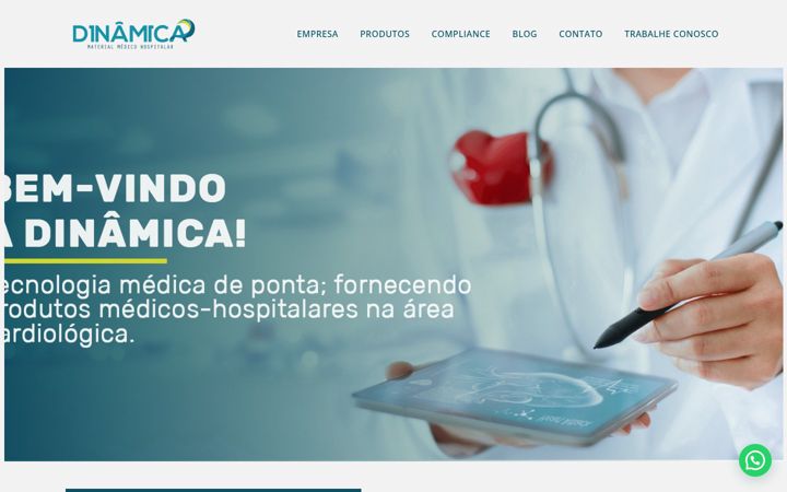 Screenshot van dinamicamedica.com.br